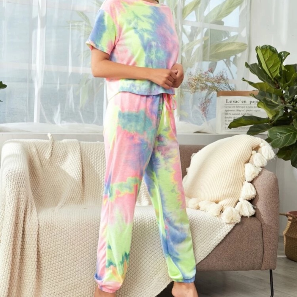 Tie dye pj set